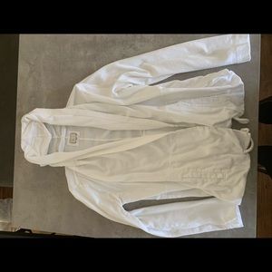 Anthropologie White Cotton Jacket